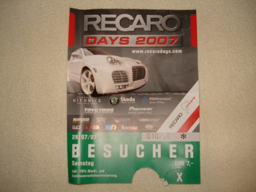 Recaro Days 2007 am Nuerburgring 001
